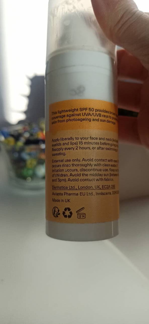 Dermatica SPF50 Photodamage Defence Sunscreen review photo by PetitGirl