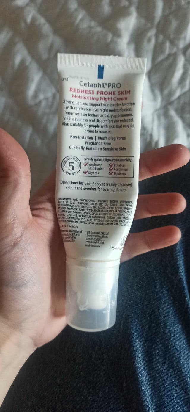 Cetaphil Pro Moisturising Night Cream for Redness Prone Skin review photo by PetitGirl