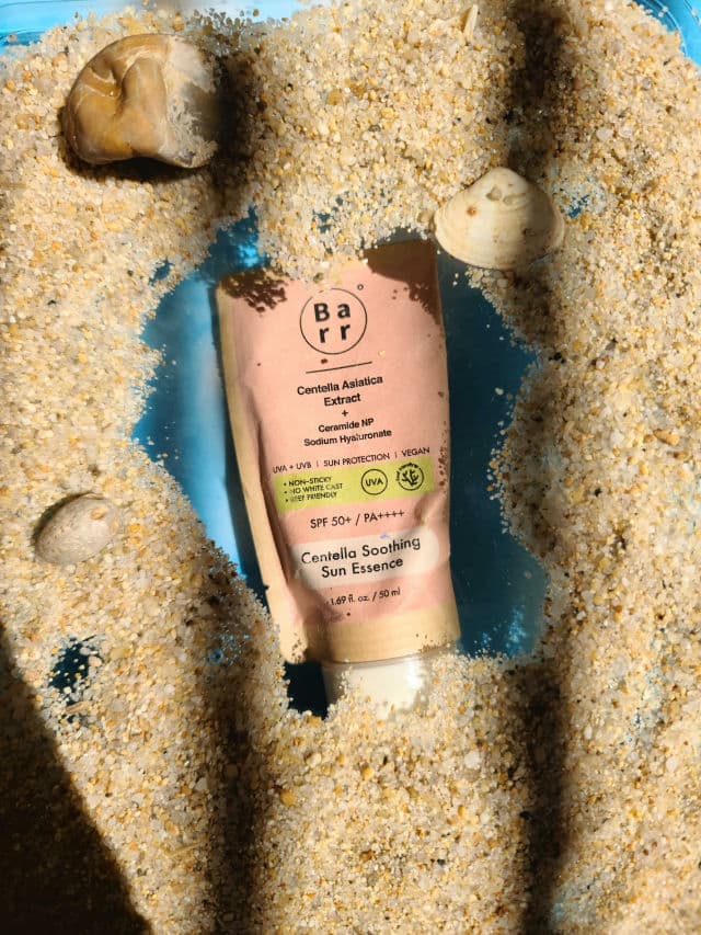 Barr Cosmetics Centella Soothing Sun Essence SPF50+ PA++++ review photo by EuphoricSeoul