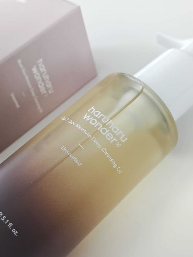 HaruHaru WONDER Black Rice Moisture Deep Cleansing Oil review photo by marriedtomyskincarer