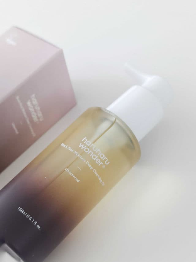 HaruHaru WONDER Black Rice Moisture Deep Cleansing Oil review photo by marriedtomyskincarer
