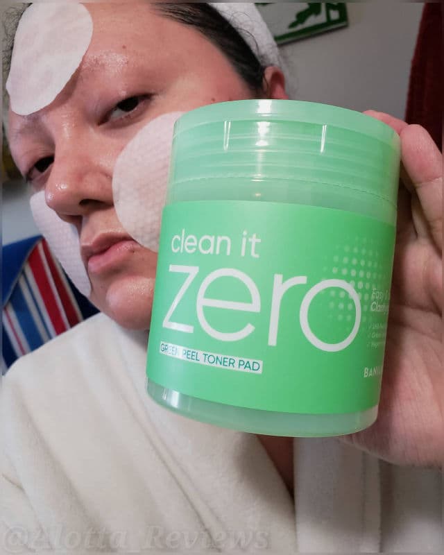 Banila Co. Clean it Zero Green Peel Toner Pad review photo by AlottaxReviews