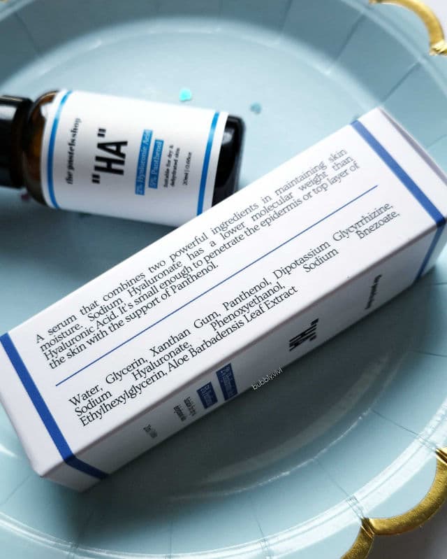 The Pastels Shop "HA" 2% Hyaluronic Acid + 5% Panthenol Serum review photo by bubblyvivi