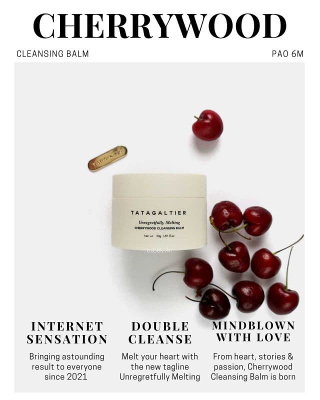 TATA GALTIER Cherrywood Cleansing Balm review photo by bubblyvivi