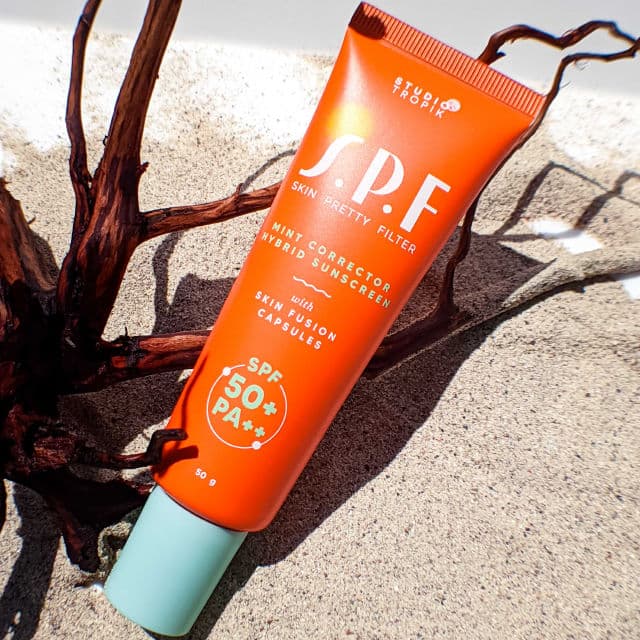 Studio Tropik SPF 50+ PA++ Skin Pretty Filter review photo by skinxavior