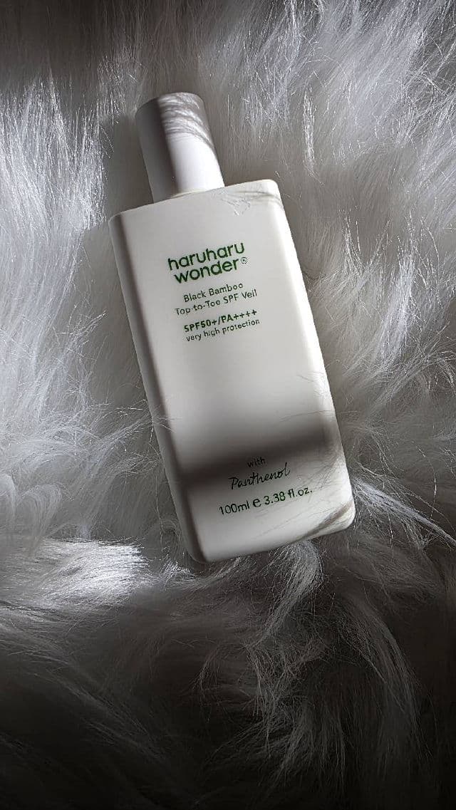 HaruHaru WONDER Black Bamboo Top-to-Toe SPF Veil SPF50+ PA++++ review photo by Elvessa