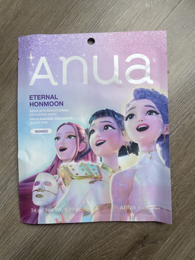ANUA K-Pop Demon Hunters Vita Brightening Collagen Mask review photo by creativejess