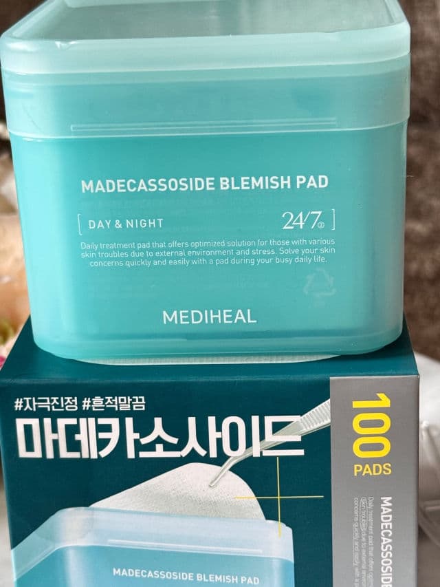 MEDIHEAL Madecassoside Blemish Pad review photo by SkinlovesbySam
