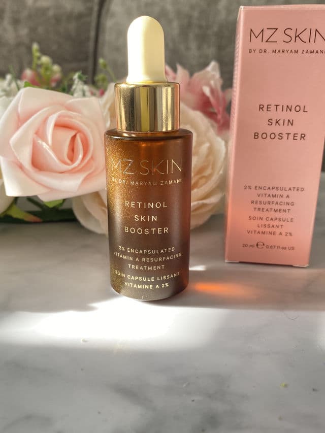 MZ Skin Retinol Skin Booster review photo by SkinlovesbySam