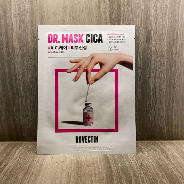 Rovectin Dr. Mask Cica review photo by SkincareUprising