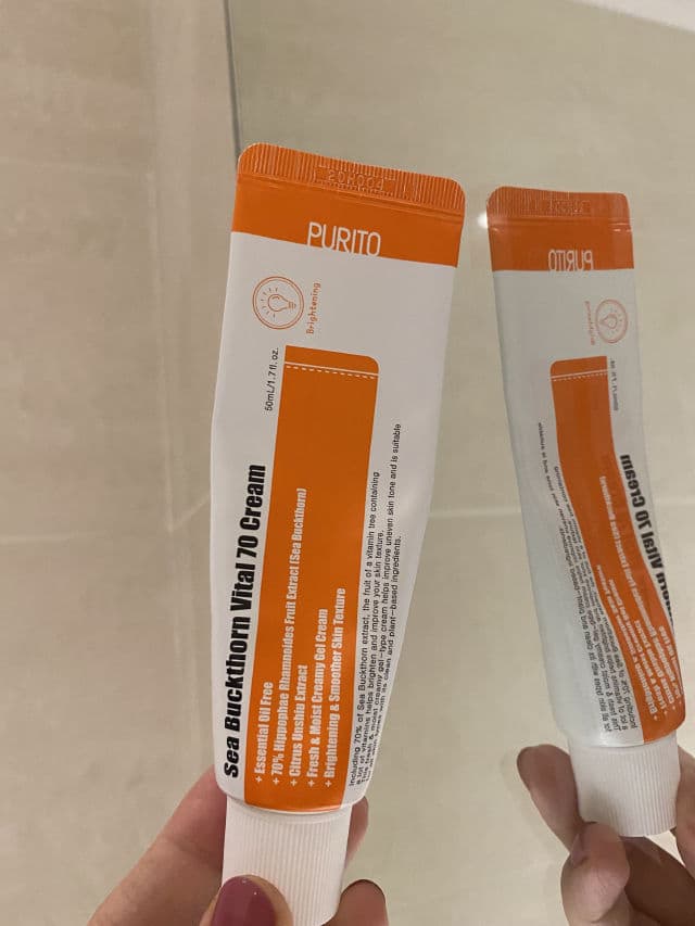 PURITO Sea Buckthorn Vital 70 Cream review photo by SkincareUprising