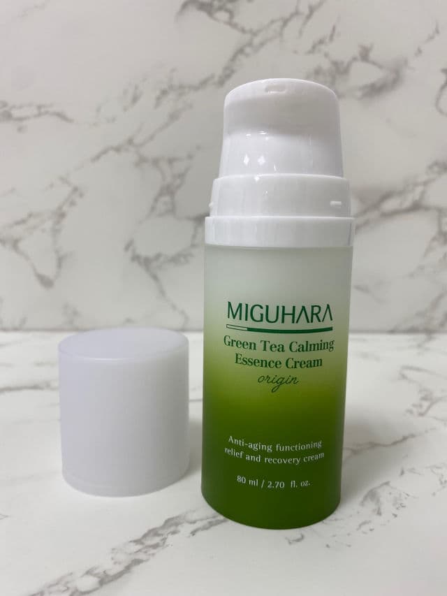 Miguhara Green Tea Calming Essence Cream - Origin review photo by SkincareUprising