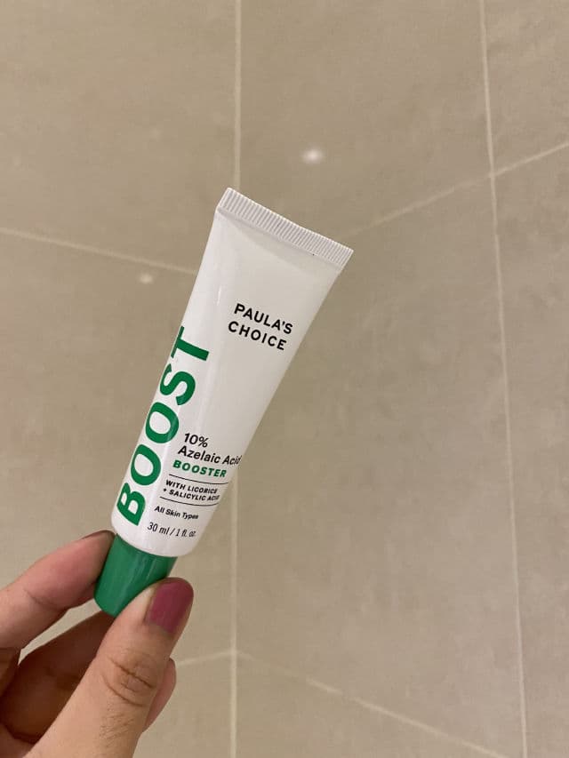 Paula's Choice 10% Azelaic Acid Booster review photo by SkincareUprising