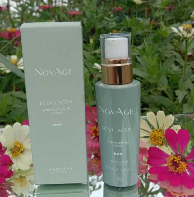 Oriflame NovAge Ecollagen Wrinkle Power Serum review photo by mrscepiskincare
