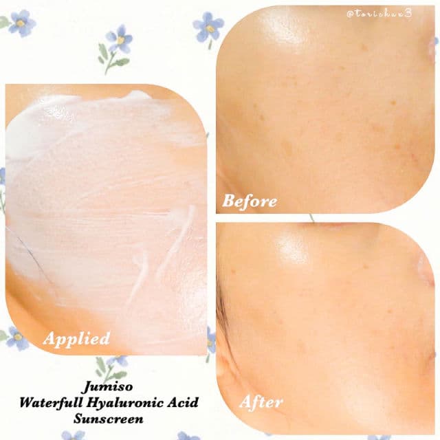 Jumiso Waterfull Hyaluronic Sunscreen SPF50+ PA++++ review photo by torichu
