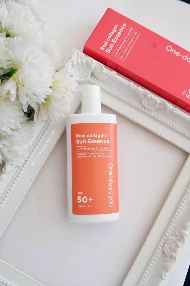 One-day's you Real Collagen Sun Essence SPF50+ PA++++ review photo by lunabellarina