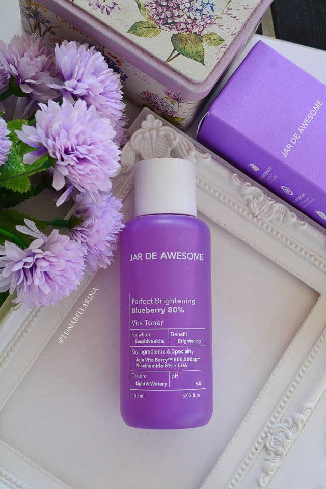 JAR DE AWESOME Perfect Brightening Blueberry 80% Vita Toner review photo by lunabellarina