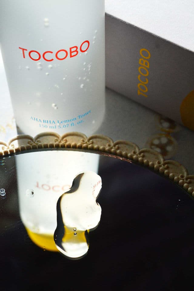 Tocobo AHA BHA Lemon Toner review photo by lunabellarina
