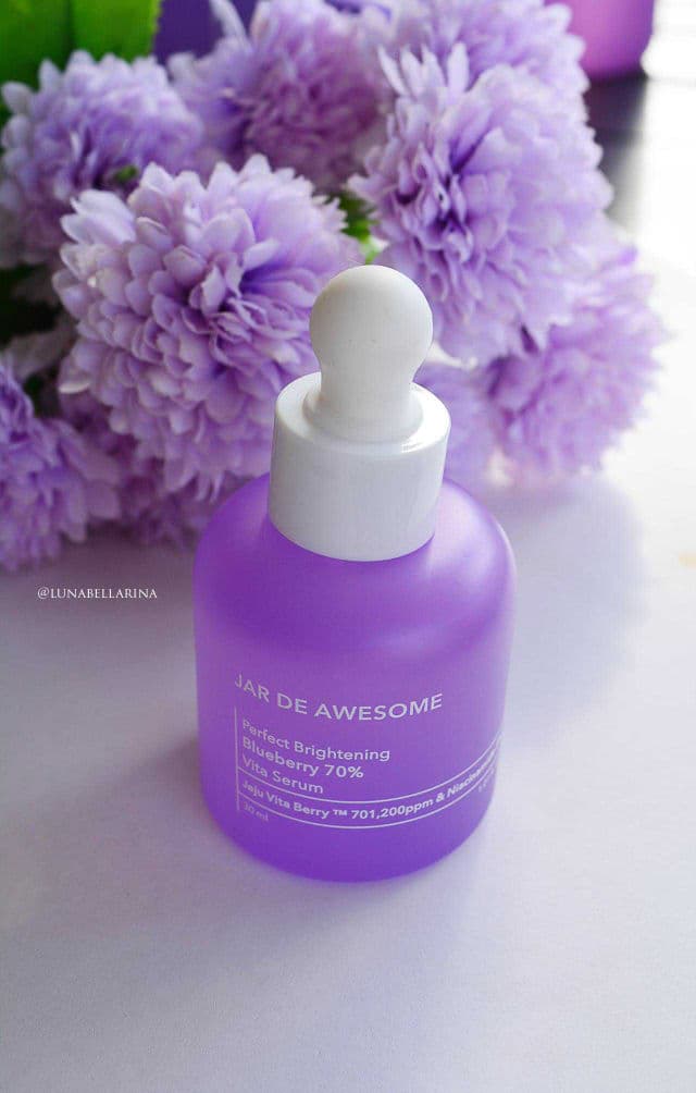 JAR DE AWESOME Perfect Brightening Blueberry 70% Vita Serum review photo by lunabellarina