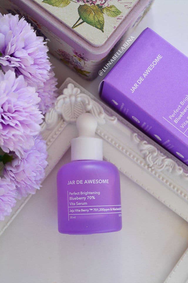 JAR DE AWESOME Perfect Brightening Blueberry 70% Vita Serum review photo by lunabellarina