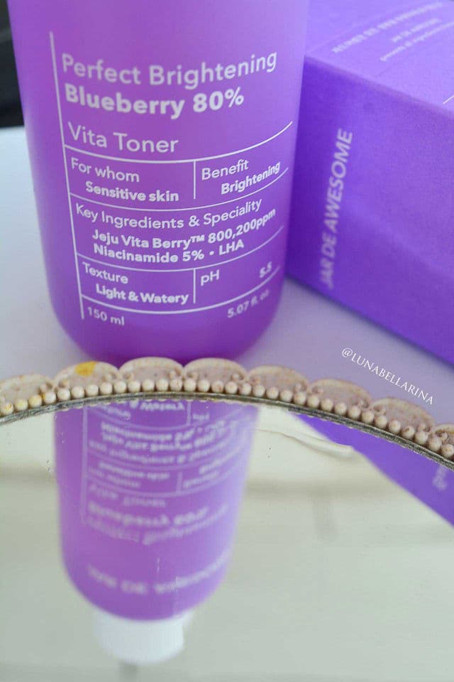 JAR DE AWESOME Perfect Brightening Blueberry 80% Vita Toner review photo by lunabellarina