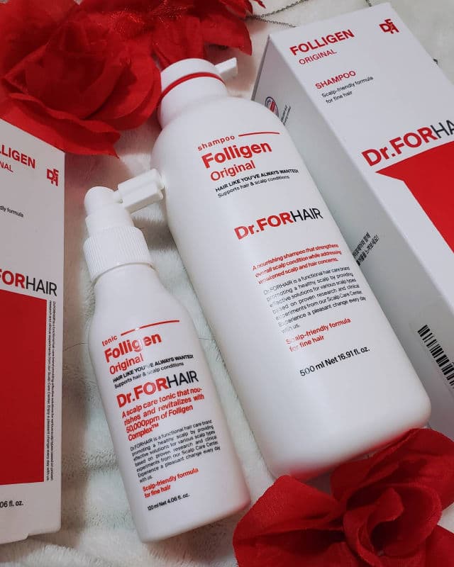 Dr.FORHAIR Folligen Original Shampoo review photo by AlottaxReviews