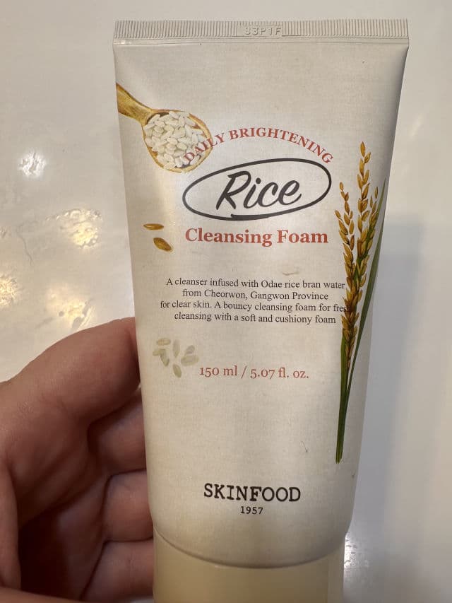 SKINFOOD Rice Daily Brightening Cleansing Foam review photo by MM1980
