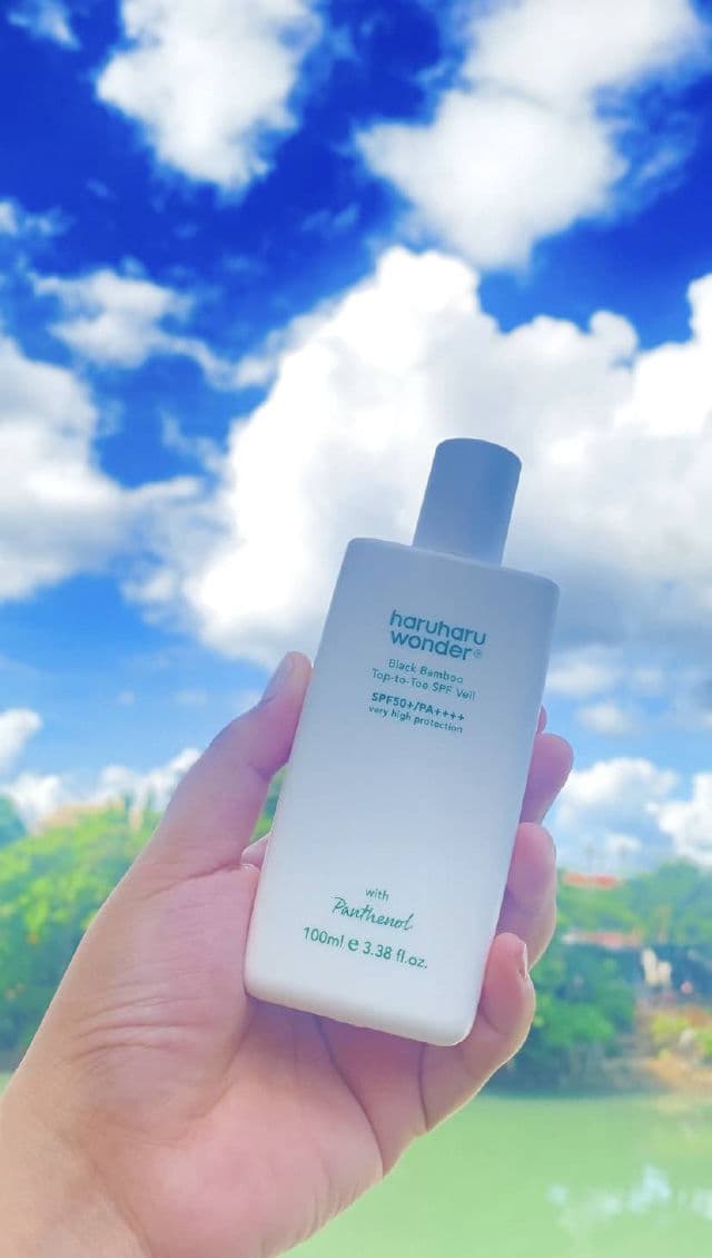 HaruHaru WONDER Black Bamboo Top-to-Toe SPF Veil SPF50+ PA++++ review photo by itsmecelest