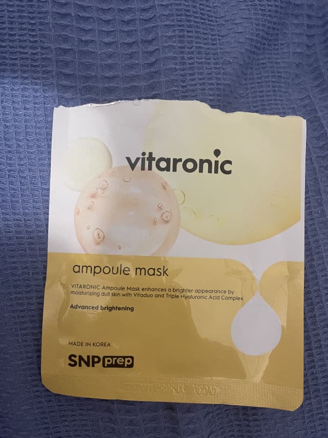 SNP Vitaronic Ampoule Sheet Mask review photo by biggiliee
