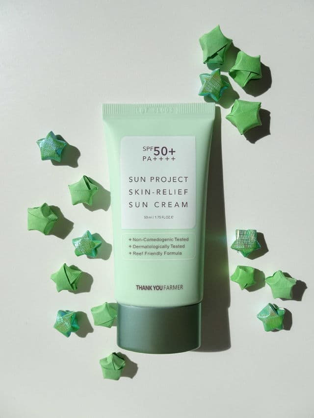 THANK YOU FARMER Sun Project Skin Relief Sun Cream SPF50+ PA++++ review photo by baobeaute