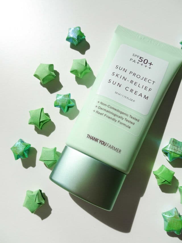 THANK YOU FARMER Sun Project Skin Relief Sun Cream SPF50+ PA++++ review photo by baobeaute