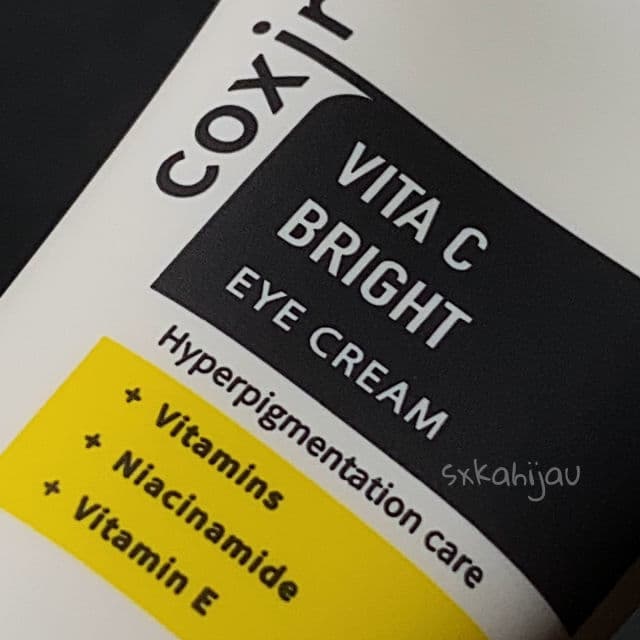 Coxir Vita C Bright Eye Cream review photo by sxkahijau