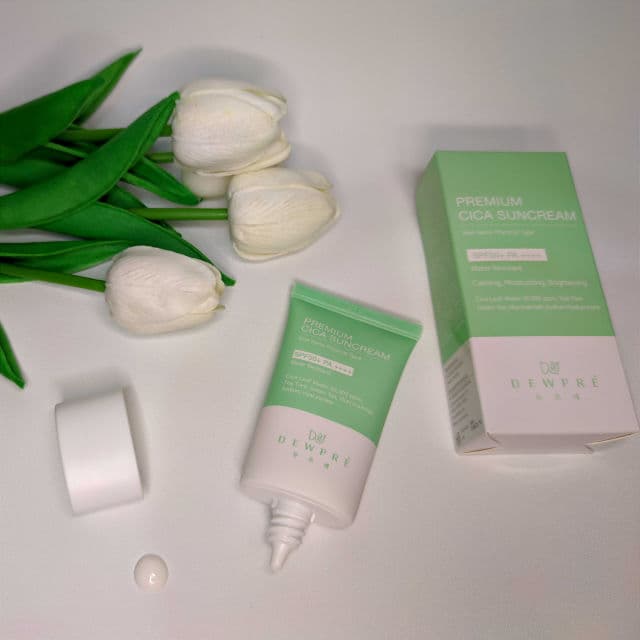 Dewpre Premium Cica Sunscreen SPF 50+ PA++++ review photo by sxkahijau