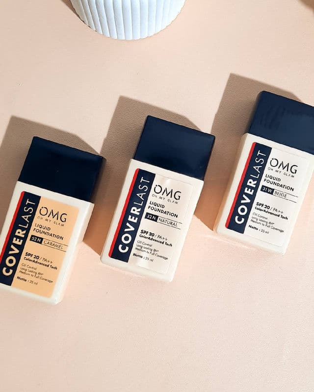 OMG Oh My Glam Coverlast Liquid Foundation SPF20 PA++ review photo by yasintanurlailaa