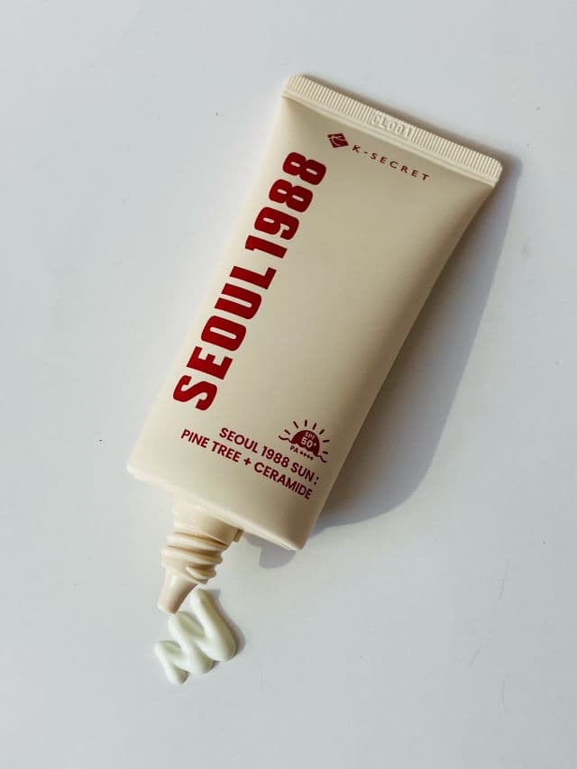 K-Secret Seoul 1988 Sun : Pine Tree + Ceramide SPF50+ PA++++ review photo by Debby25