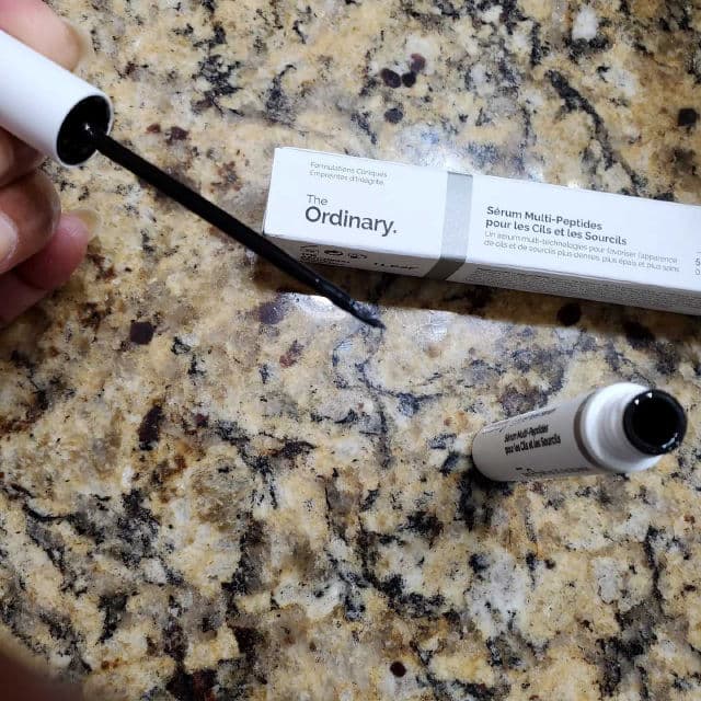 The Ordinary Multi-Peptide Lash and Brow Serum review photo by HappyByrd