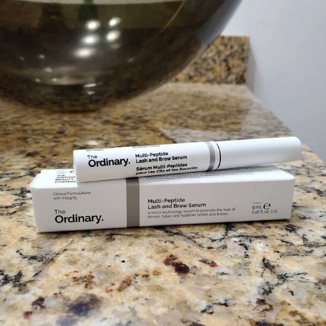 The Ordinary Multi-Peptide Lash and Brow Serum review photo by HappyByrd