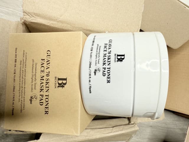 BENTON Guava 70 Skin Toner Pad review photo by datgirltracy