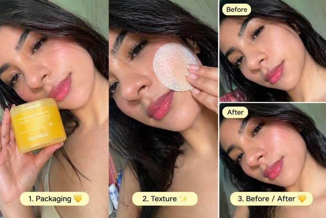 MEDIHEAL Vitamin C Bright Toning Pad review photo by Queengaby