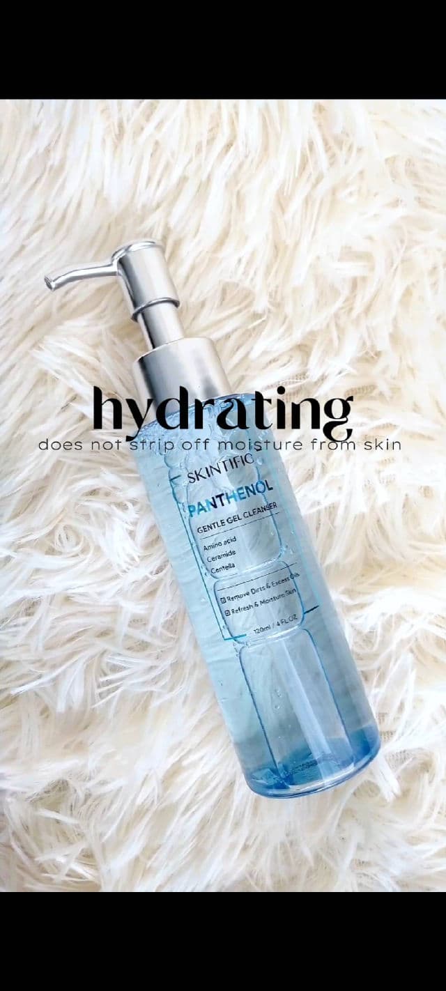 Skintific Panthenol Gentle Gel Cleanser review photo by chloemont