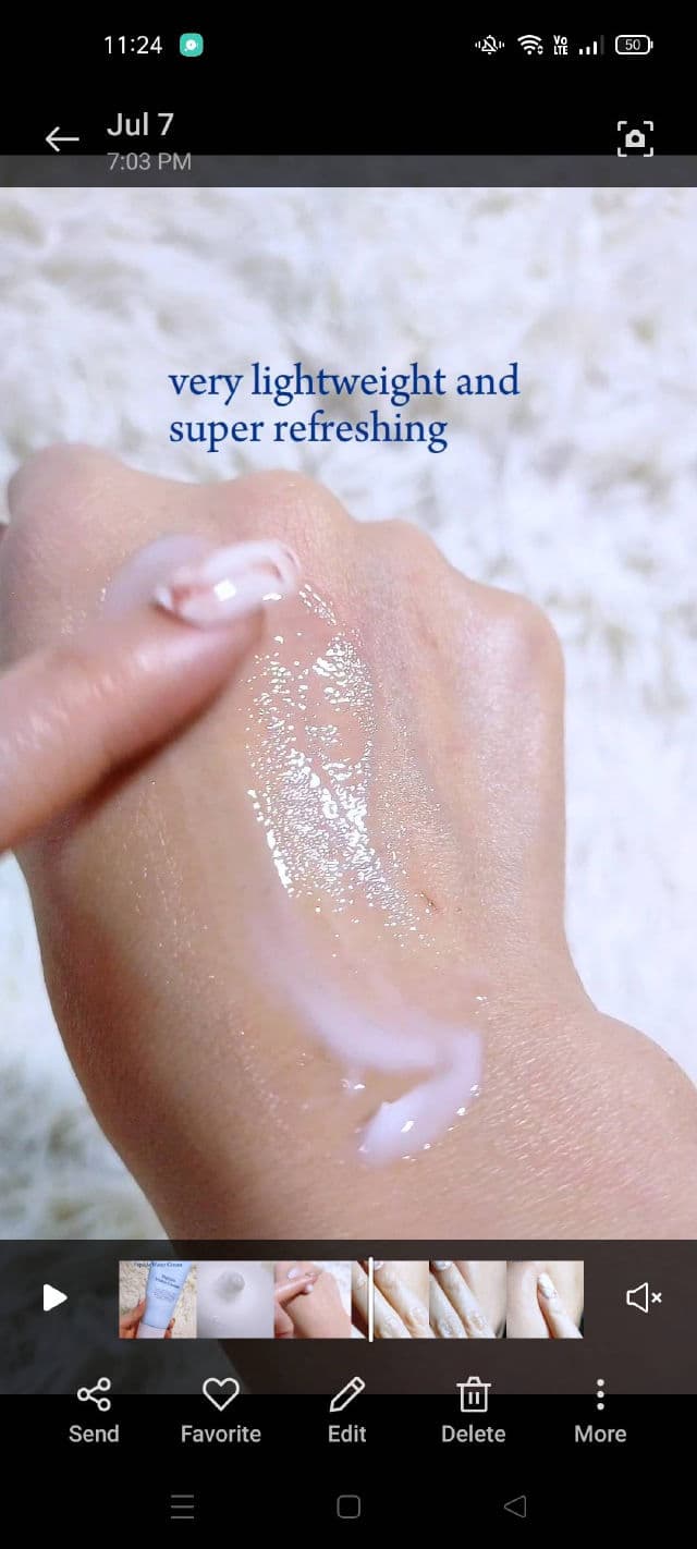 Bonajour Peptide Water Cream review photo by chloemont