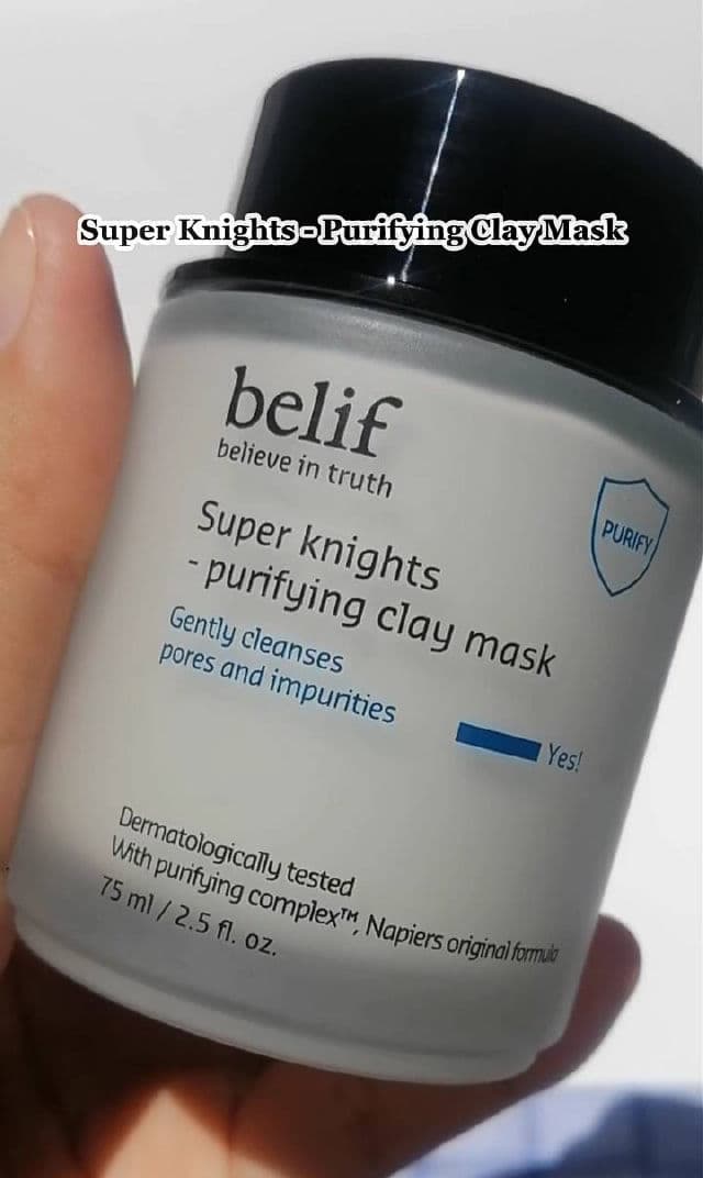 belif Super Knights Purifying Clay Mask review photo by asteeena