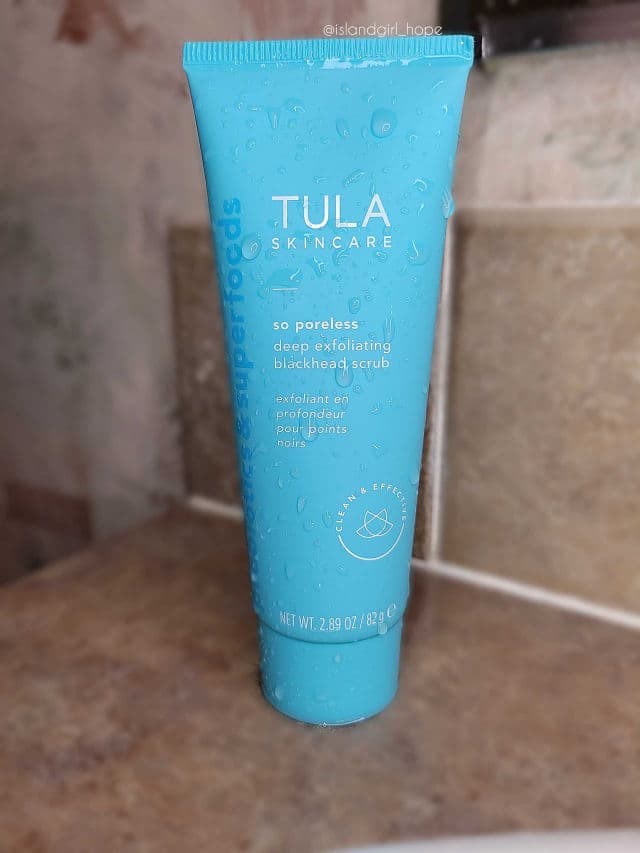 TULA Skincare So Poreless Deep Exfoliating Blackhead Scrub review photo by IslandGirlHope