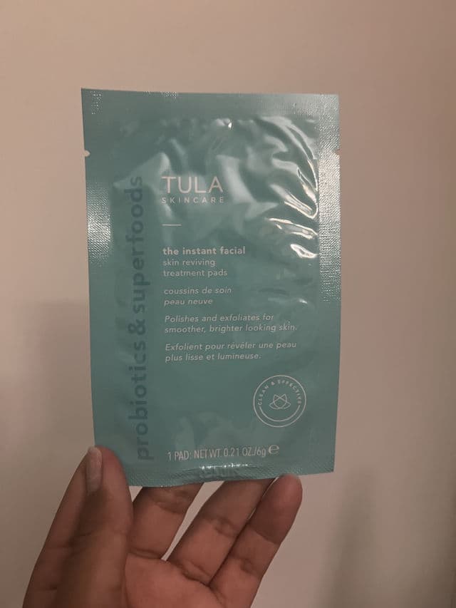 TULA Skincare The Instant Facial Dual-Phase Skin Reviving Treatment Pads  review photo by TinaG007