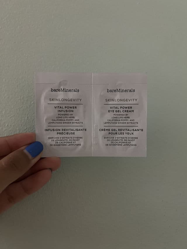 BareMinerals Skinlongevity Vital Power Eye Gel Cream review photo by TinaG007