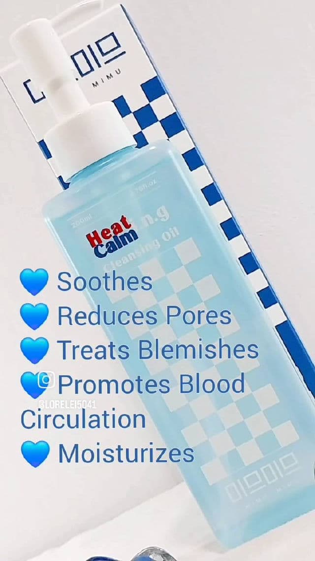 Heating Calming i.n.g Cleansing Oil product review