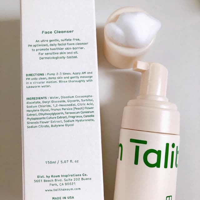 Talitha Koum HM+Barrier™ Face Cleanser review photo by AliceHonestReviewer