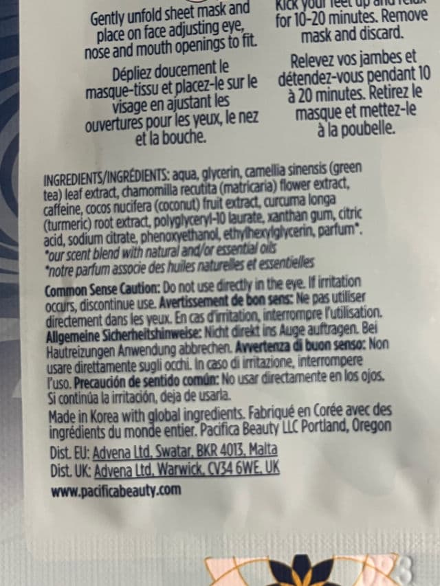 Pacifica Stress Rehab Coconut & Caffeine Facial Mask review photo by nennas77