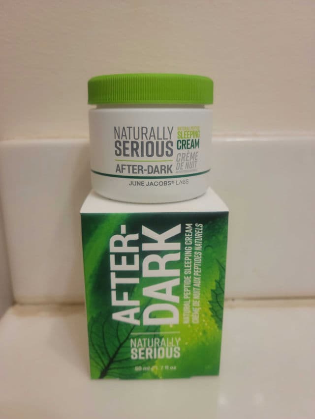 Naturally Serious After-Dark Natural Peptide Sleeping Cream review photo by kloveharmon