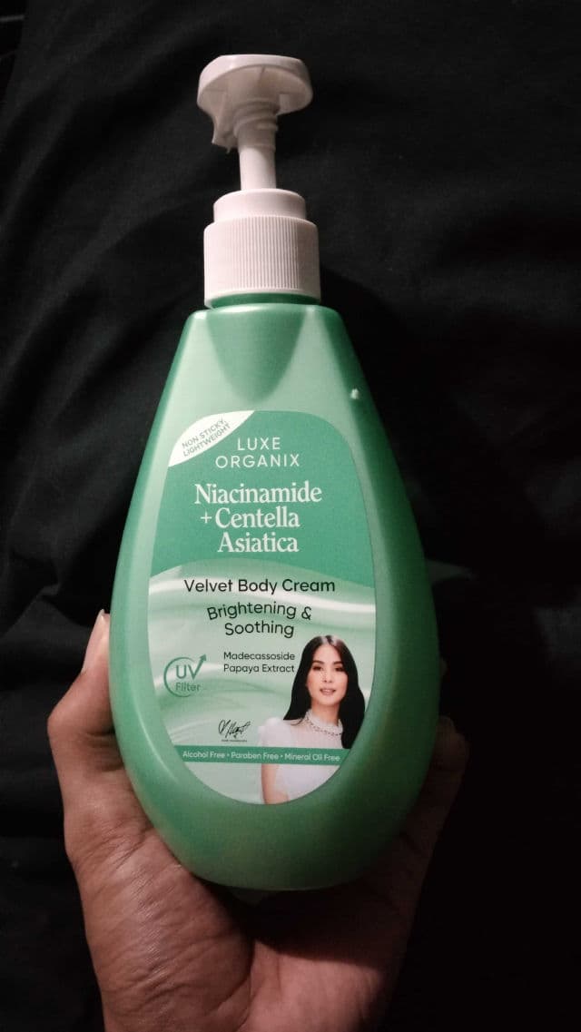 Luxe Organix Niacinamide + Cica Velvet Body Cream review photo by Katho